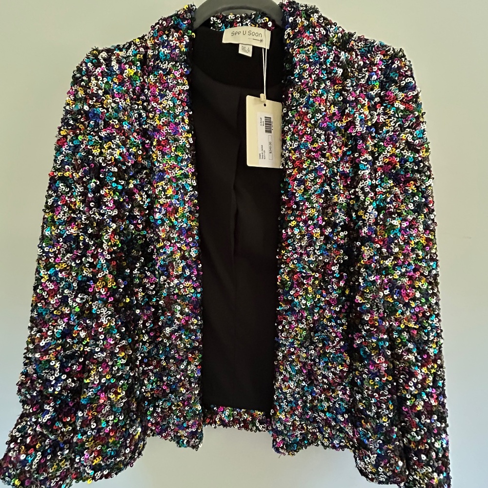 See U Soon sequined blazer